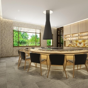 日式餐厅3D模型下载